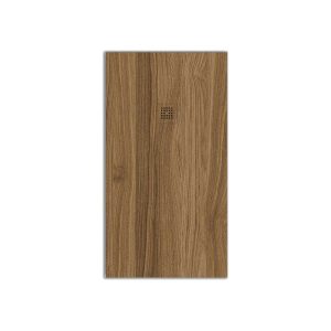 Base de duche em resina textura ardósia Acabamento efeito Cherry Wood – antiderrapante STONE 3D moderno