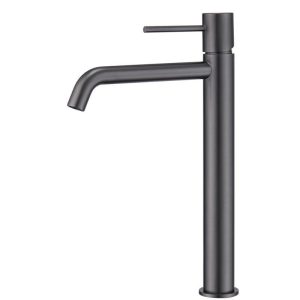 Torneira de lavatório alta monza black gun metal [ VAROBATH ]
