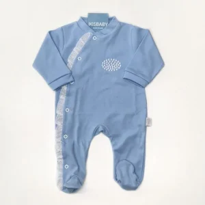 Babygrow em Algodão – Azul Cobalto