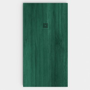 Base de duche em resina com efeito madeira Greenville com textura de ardósia – antiderrapante STONE 3D moderna