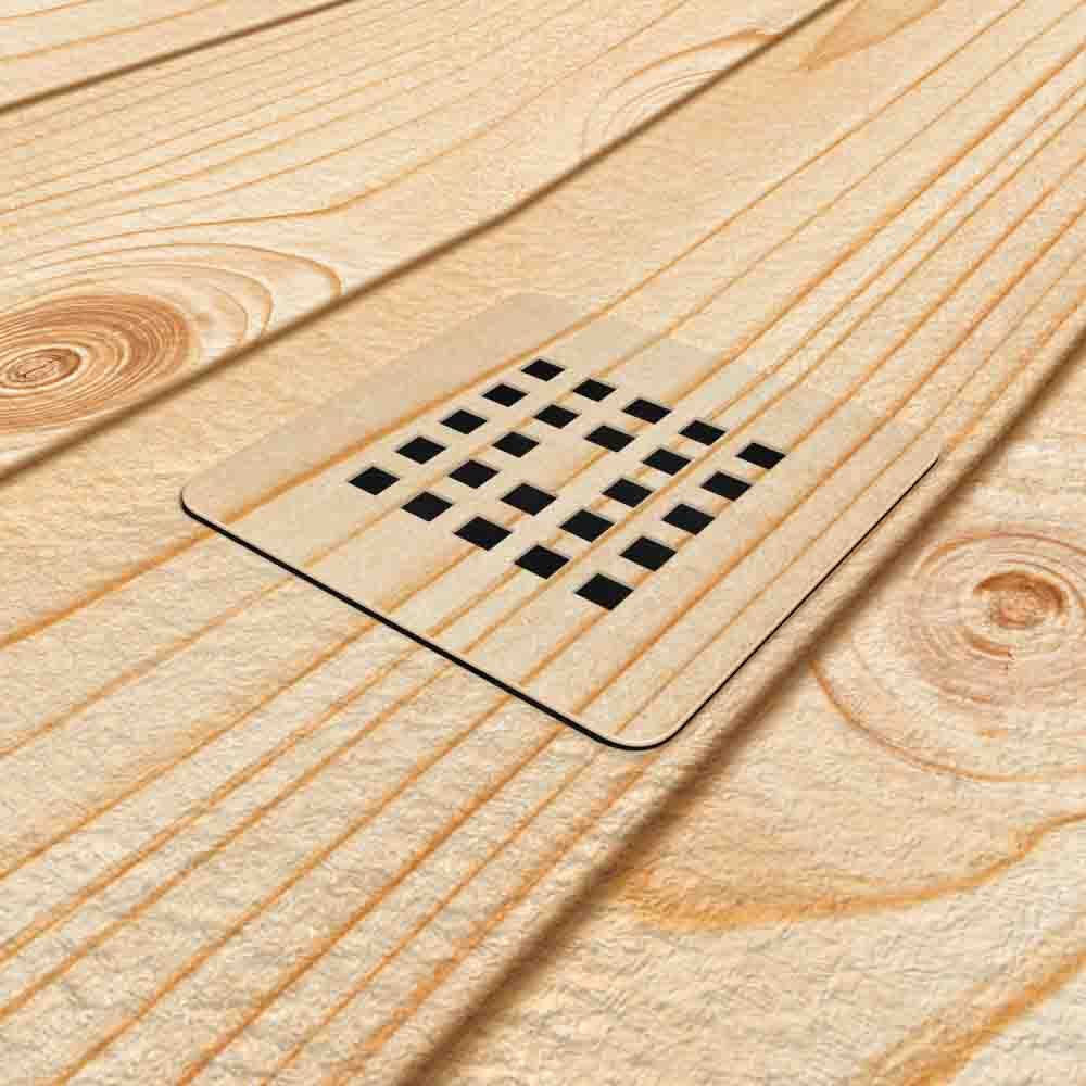 Base de duche em resina textura ardósia Acabamento efeito Madeira Abeto – antiderrapante STONE 3D moderno - Image 4