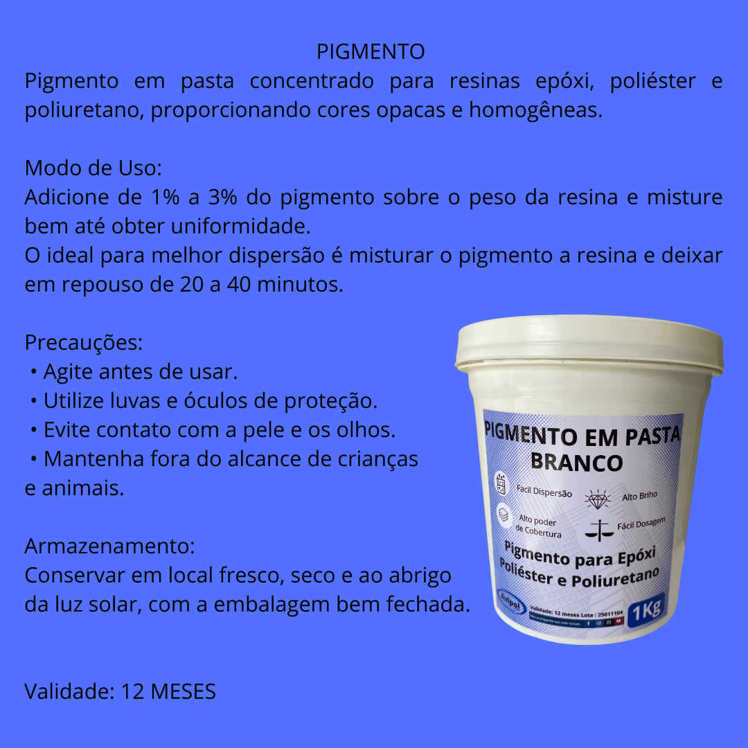 PIGMENTO PASTA BRANCO – 1KG - Image 4
