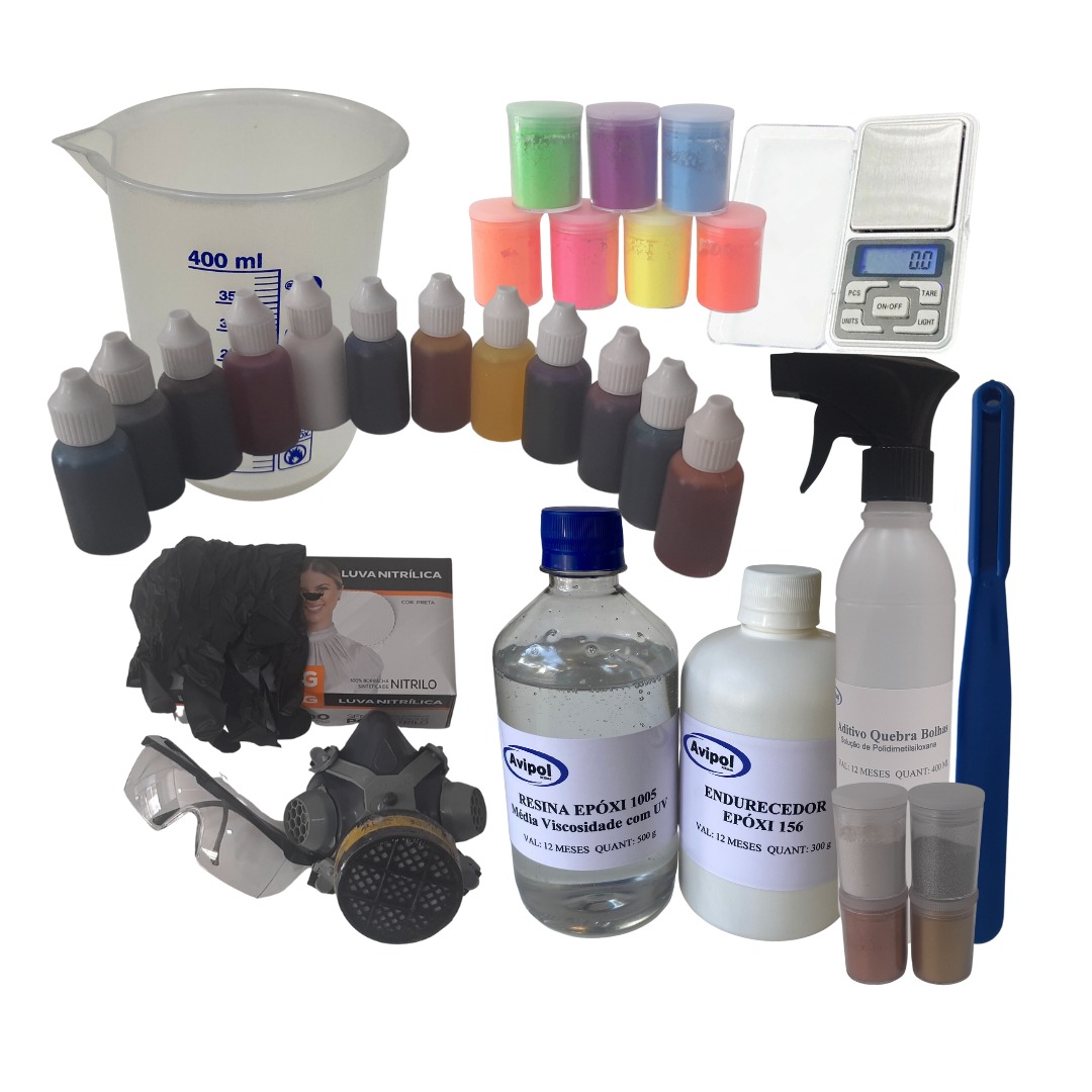 KIT EPÓXI ARTESANATO INICIANTE COMPLETO - Image 2