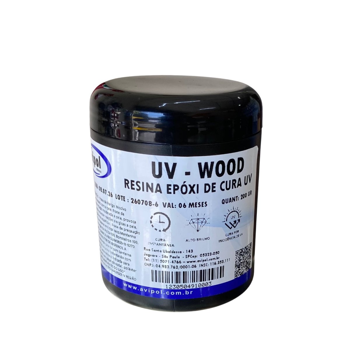 RESINA EPOXI UVWOOD – 200 GR