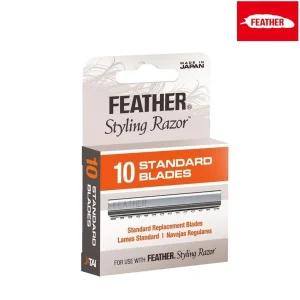 Lâminas Feather Standard para lâminas de barbear modeladoras e texturizantes
