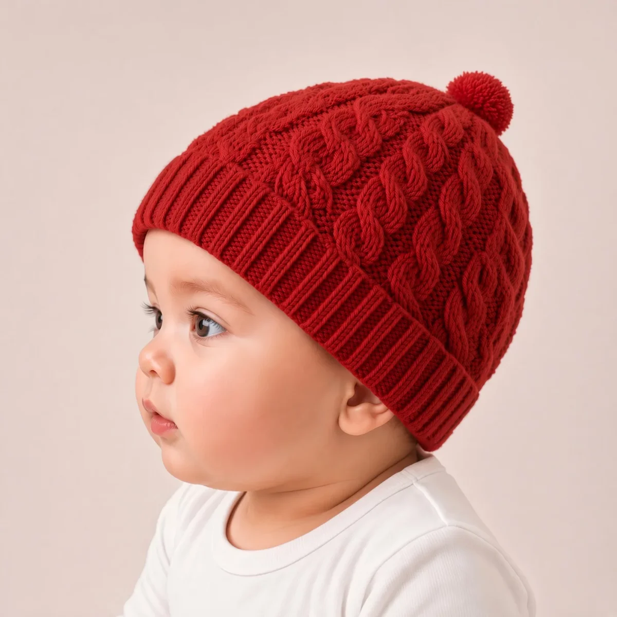 Gorros de Malha com Pompom - Image 3