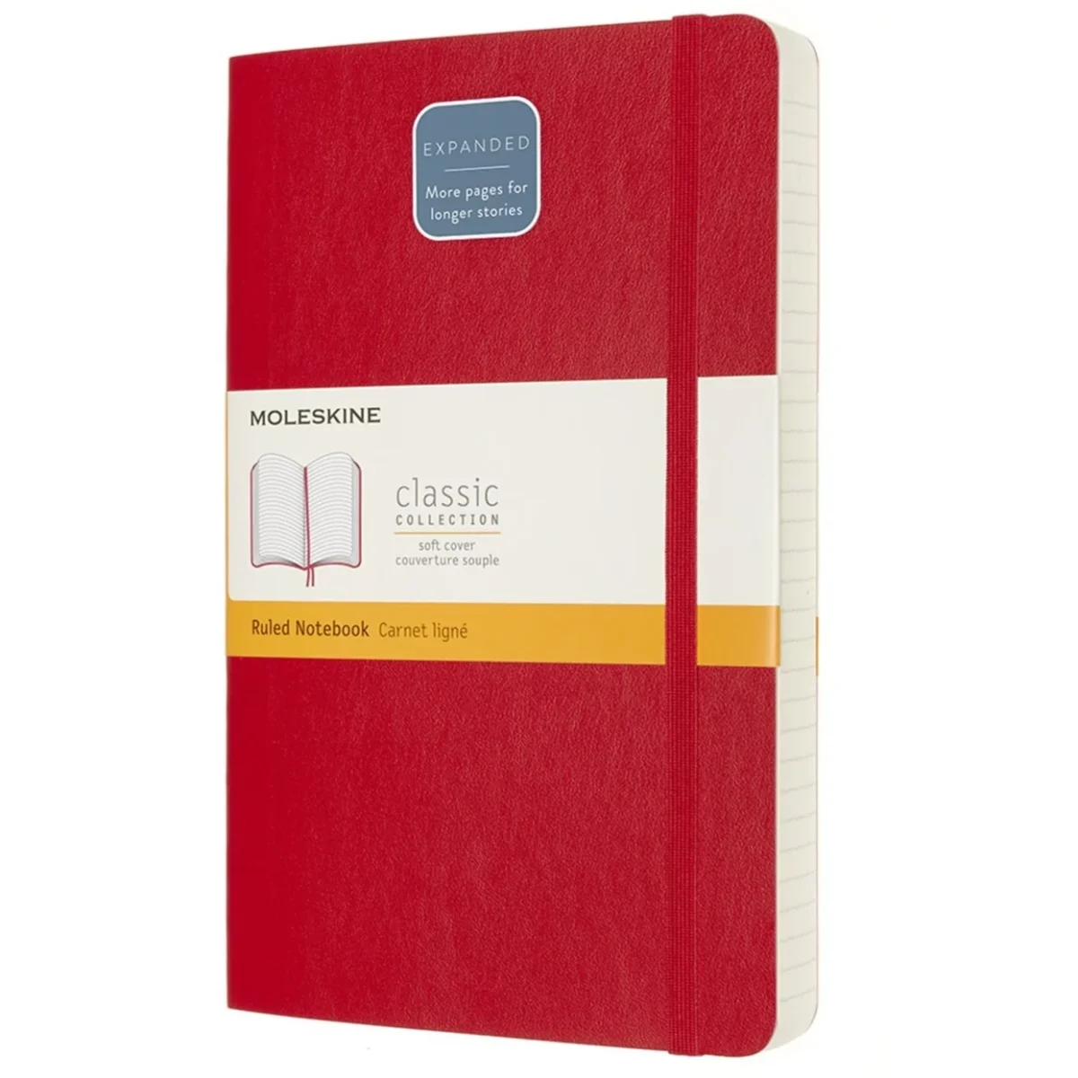 Caderno Soft Expanded (400 páginas) - Vermelho Escarlate - Image 2