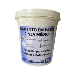 PIGMENTO PASTA CINZA MÉDIO – 1KG