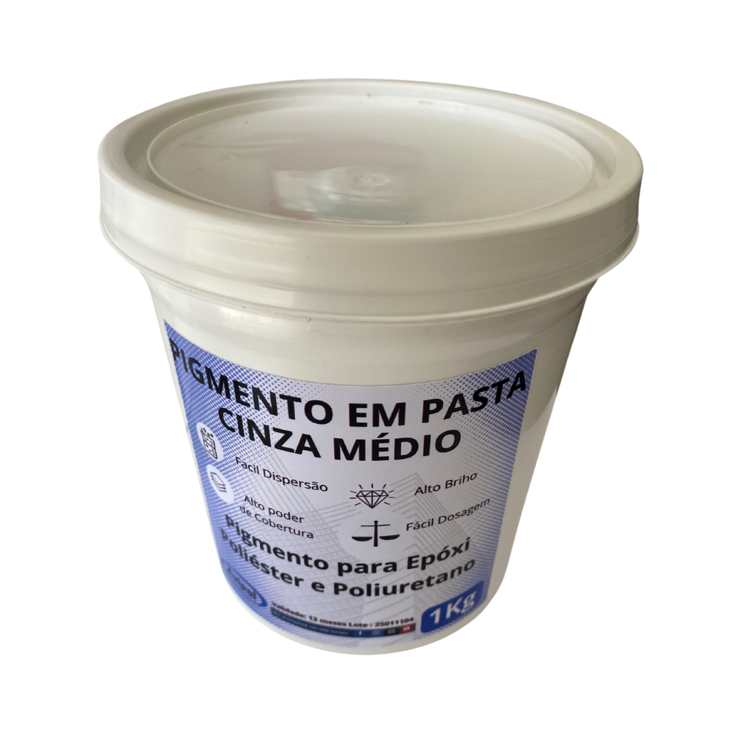 PIGMENTO PASTA CINZA MÉDIO – 1KG - Image 3