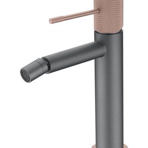 Torneira para bidé Line mate cinza champanhe [ VAROBATH ]