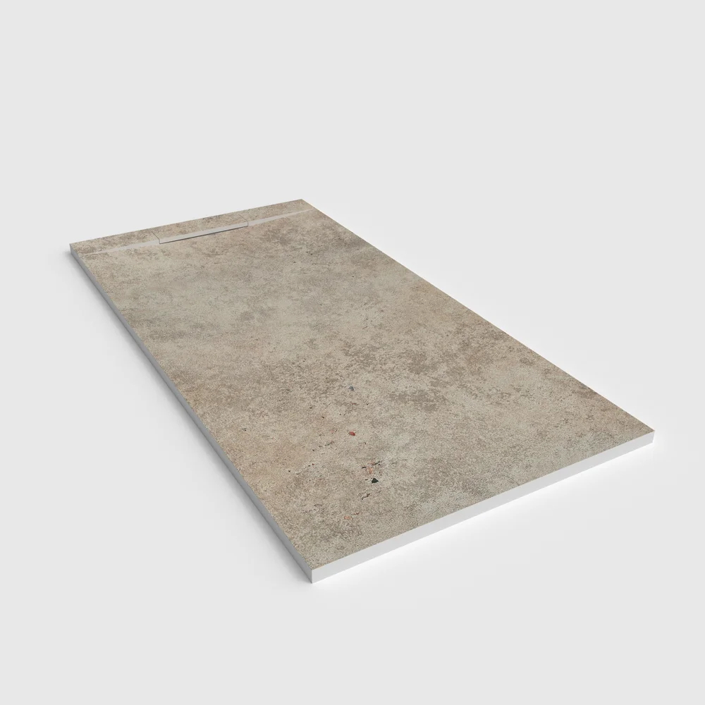 Base de duche em resina efeito 3D mosaico imitação cimento BETONIK – antiderrapante PLASTER 3D moderno - Image 3