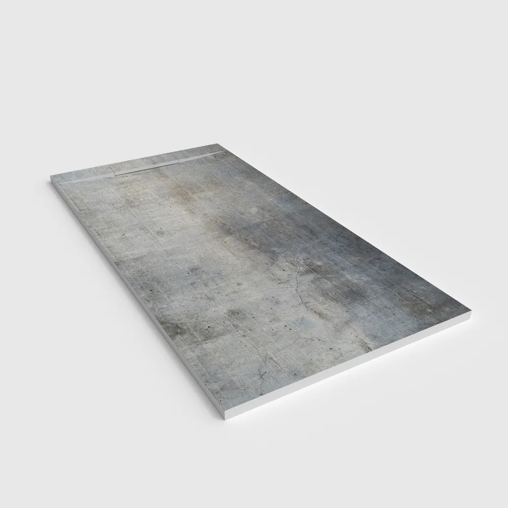 Base de duche em resina efeito 3D mosaico imitação cimento URBALIS – antiderrapante PLASTER 3D moderno - Image 3