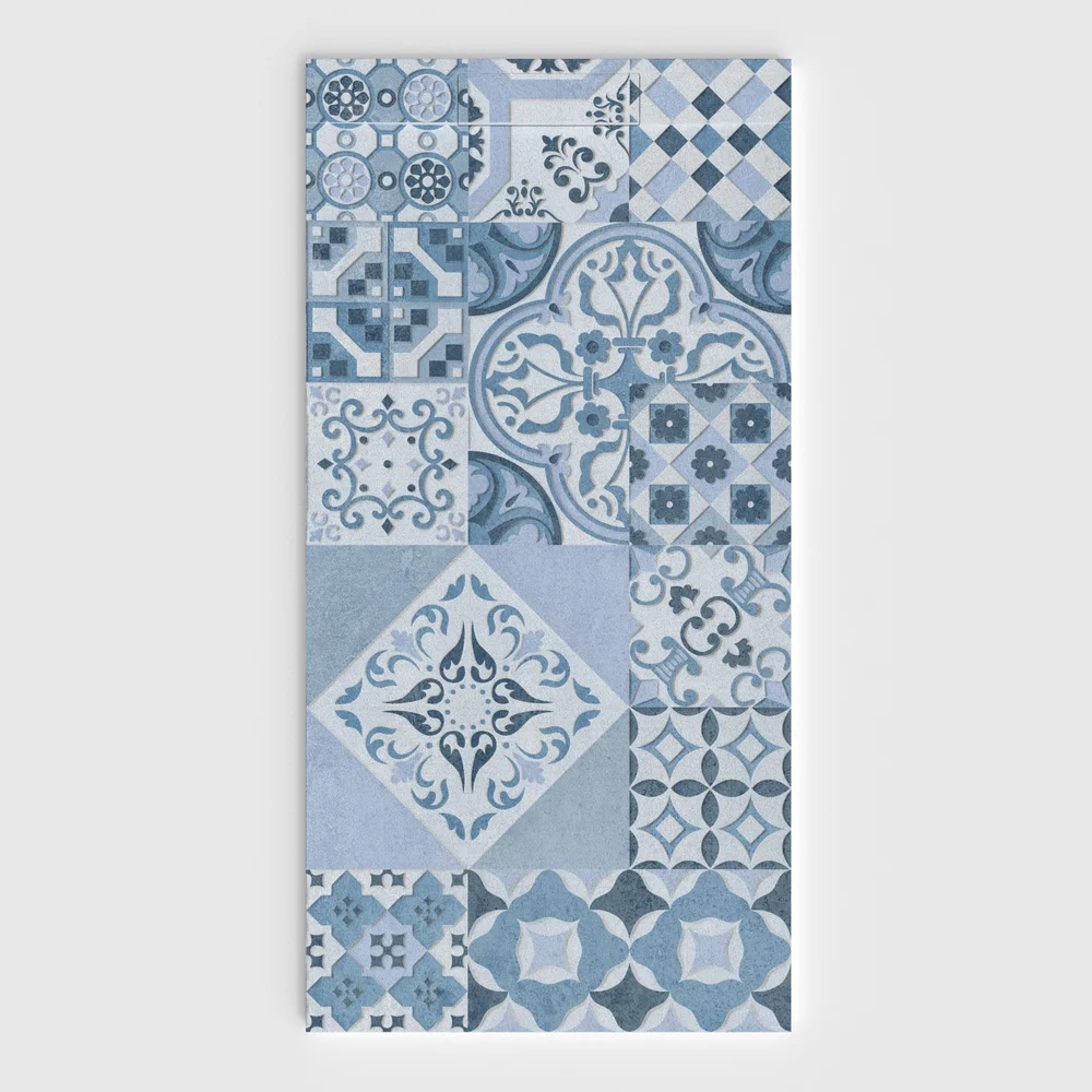 Base de duche em resina efeito 3D mosaico imitação hidraulico ALBARYZ – antiderrapante PLASTER 3D moderno