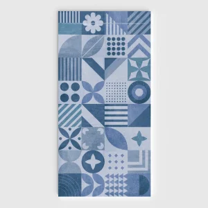 Base de duche em resina efeito 3D mosaico imitação hidraulico AZURIA – antiderrapante PLASTER 3D moderno