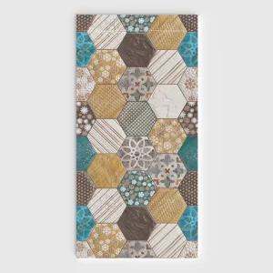 Base de duche em resina efeito 3D mosaico imitação hidraulico BARZENA – antiderrapante PLASTER 3D moderno