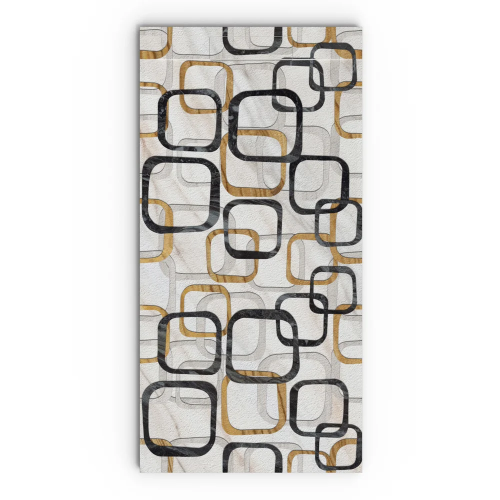 Base de duche em resina efeito 3D mosaico imitação hidraulico RAINWHASHED – antiderrapante PLASTER 3D moderno