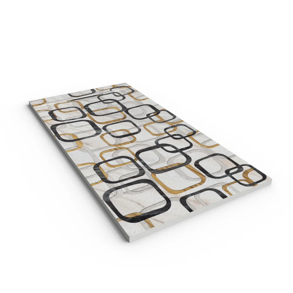 Base de duche em resina efeito 3D mosaico imitação hidraulico RAINWHASHED – antiderrapante PLASTER 3D moderno - Image 3