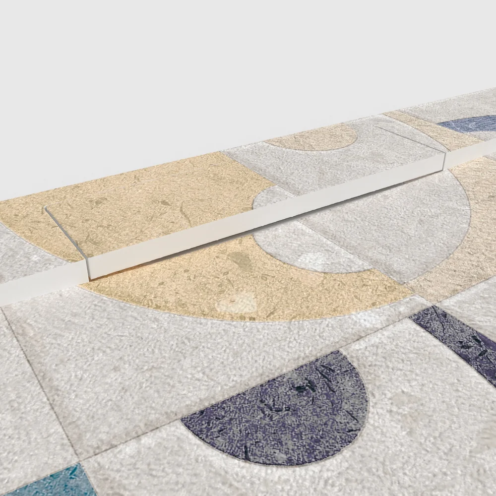 Base de duche em resina efeito 3D mosaico imitação hidraulico SERETIA – antiderrapante PLASTER 3D moderno - Image 4