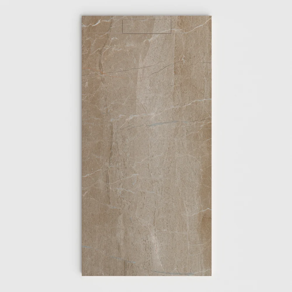 Base de duche em resina efeito mármore IMPERIAL – antiderrapante PLASTER 3D moderno