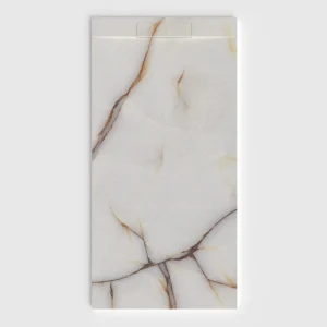 Base de duche em resina efeito mármore PALLENZIA – antiderrapante PLASTER 3D moderno