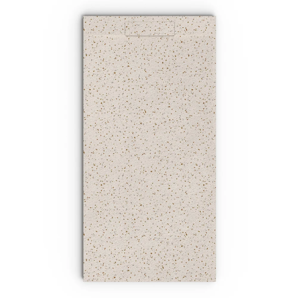 Base de duche em resina efeito 3D mosaico imitação terrazo BLEND – antiderrapante PLASTER 3D moderno