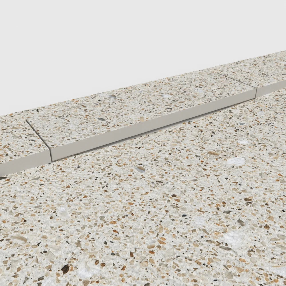 Base de duche em resina efeito 3D mosaico imitação terrazo CONCRETE – antiderrapante PLASTER 3D moderno - Image 4