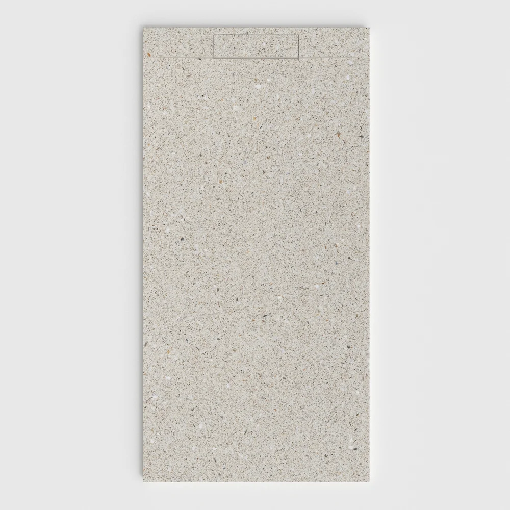 Base de duche em resina efeito 3D mosaico imitação terrazo CONCRETE – antiderrapante PLASTER 3D moderno - Image 2