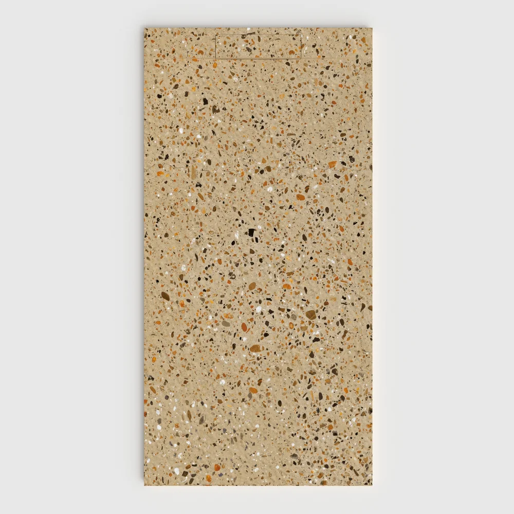 Base de duche em resina efeito 3D mosaico imitação terrazo FRACTILIO – antiderrapante PLASTER 3D moderno - Image 2