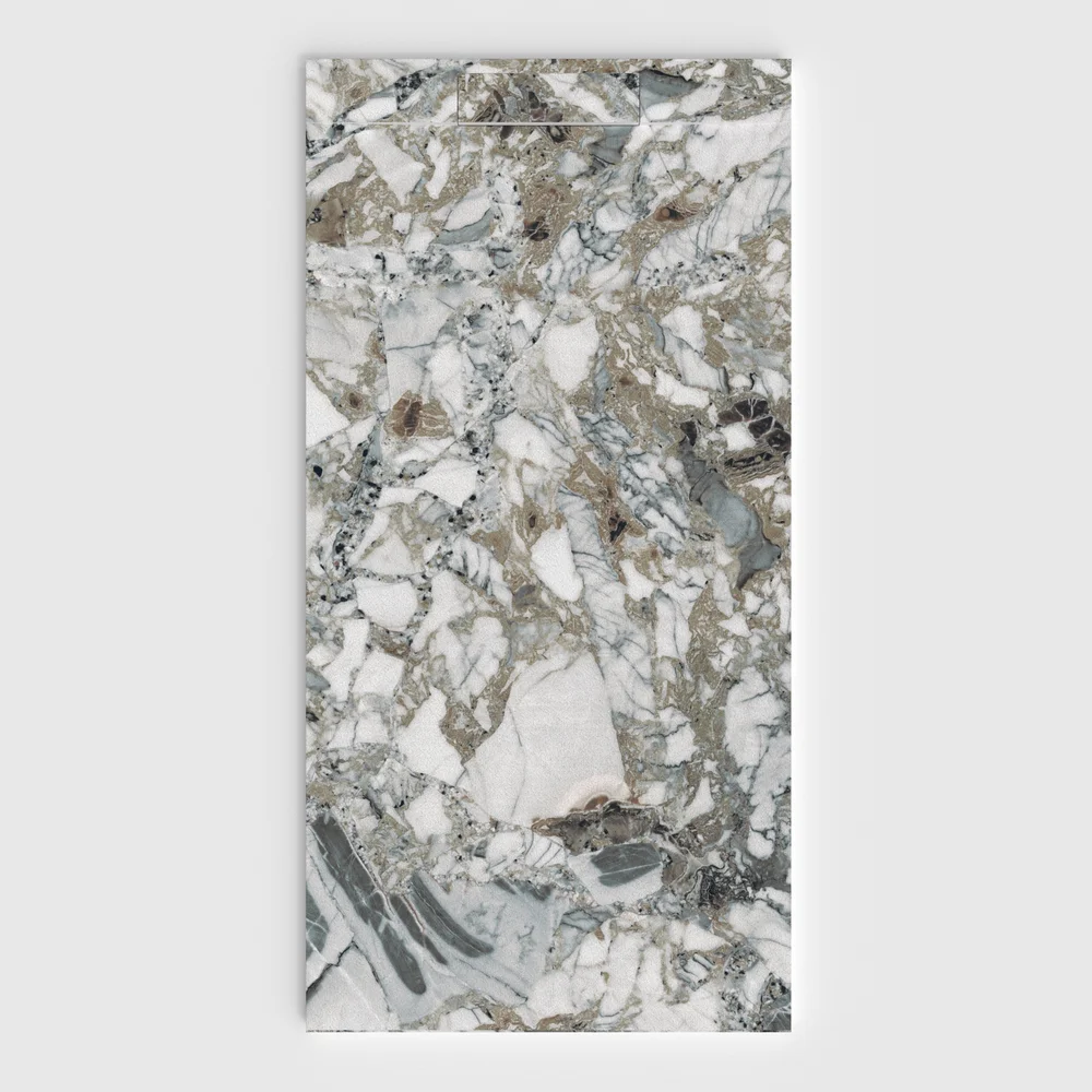 Base de duche em resina efeito 3D mosaico imitação terrazo MIXALINA – antiderrapante PLASTER 3D moderno - Image 2