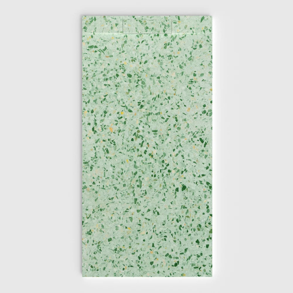 Base de duche em resina efeito 3D mosaico imitação terrazo PULVIRAMA – antiderrapante PLASTER 3D moderno - Image 2