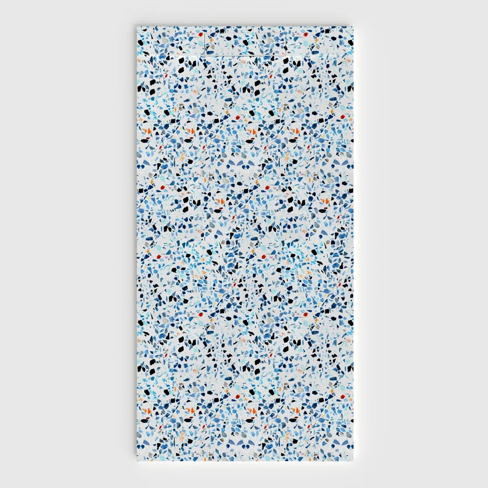 Base de duche em resina efeito 3D mosaico imitação terrazo SPICOLATO – antiderrapante PLASTER 3D moderno