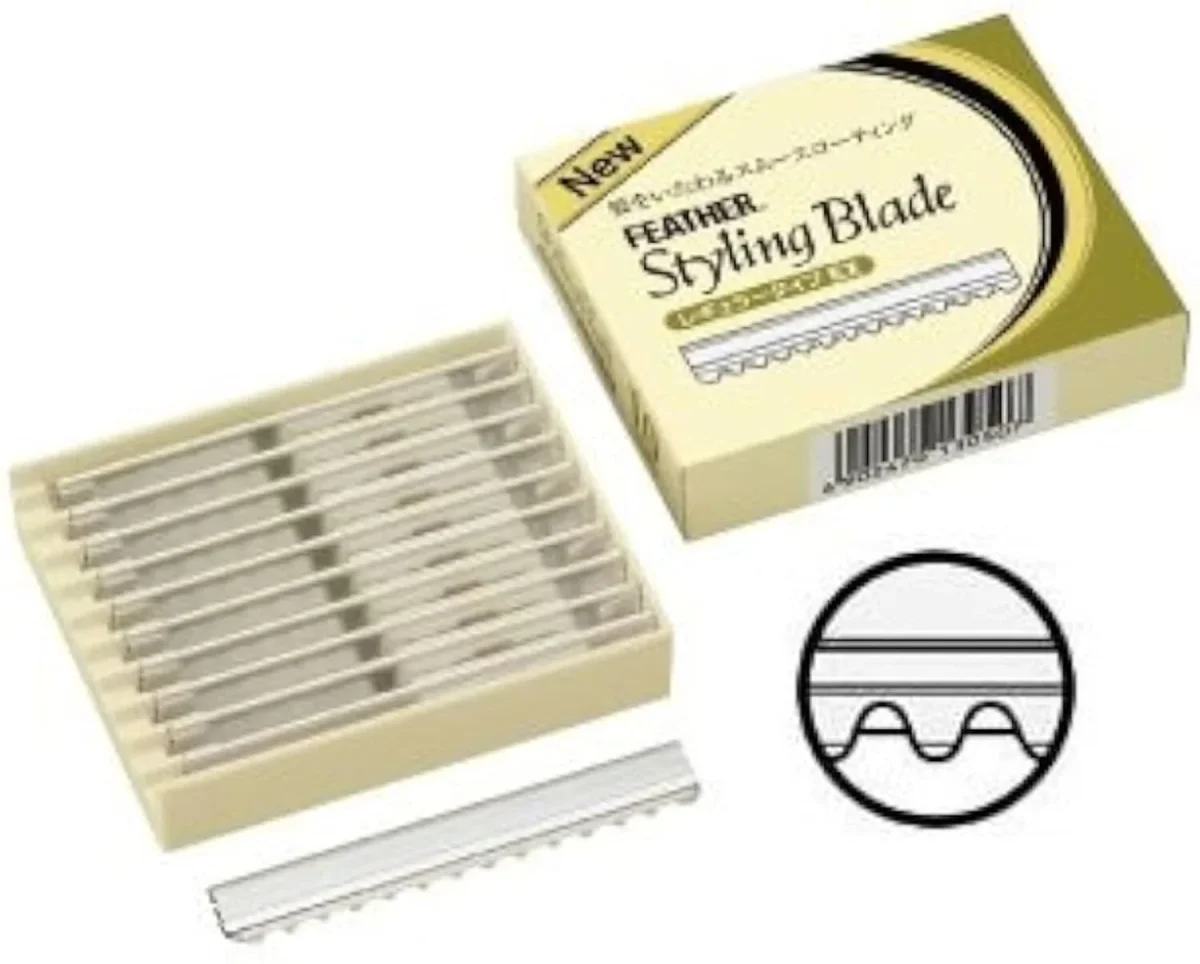 Caixa com 50 lâminas de modelagem Feather Standard Regular - Image 3