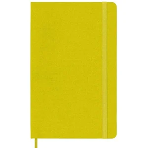 Caderno Clássico Acetinado - Amarelo Feno